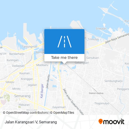 Jalan Karangsari V map