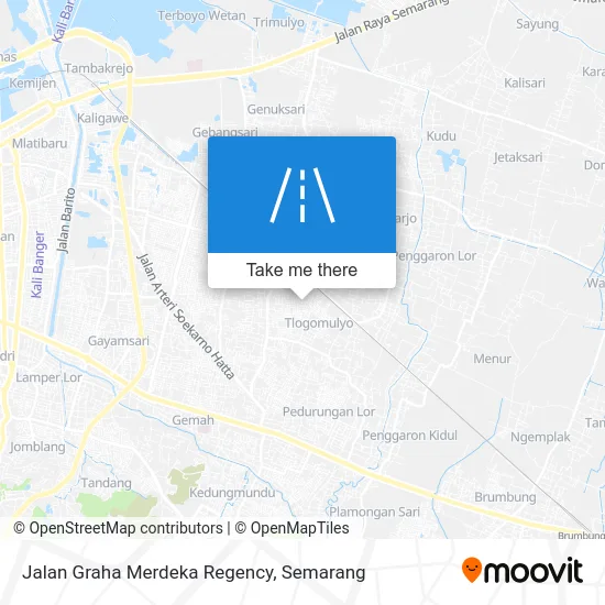 Jalan Graha Merdeka Regency map