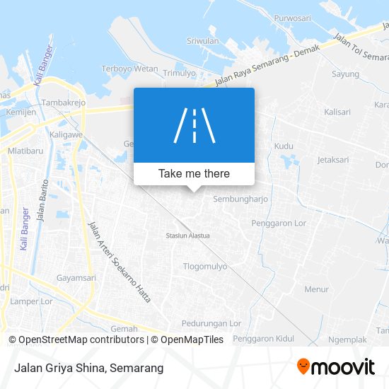 Jalan Griya Shina map