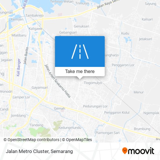 Jalan Metro Cluster map