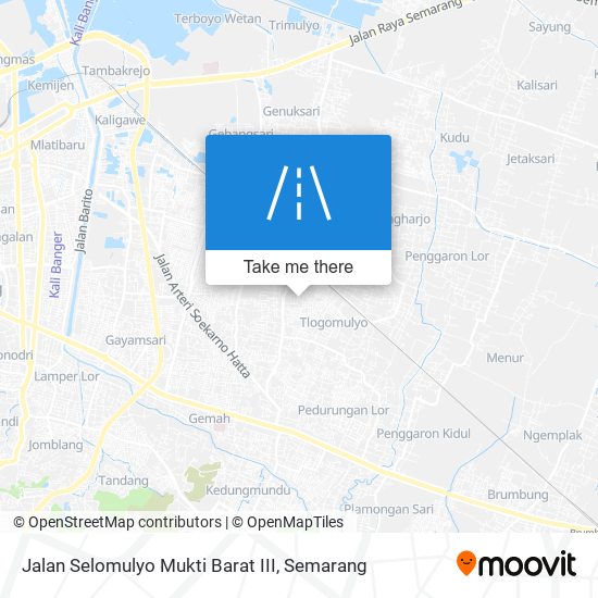 Jalan Selomulyo Mukti Barat III map