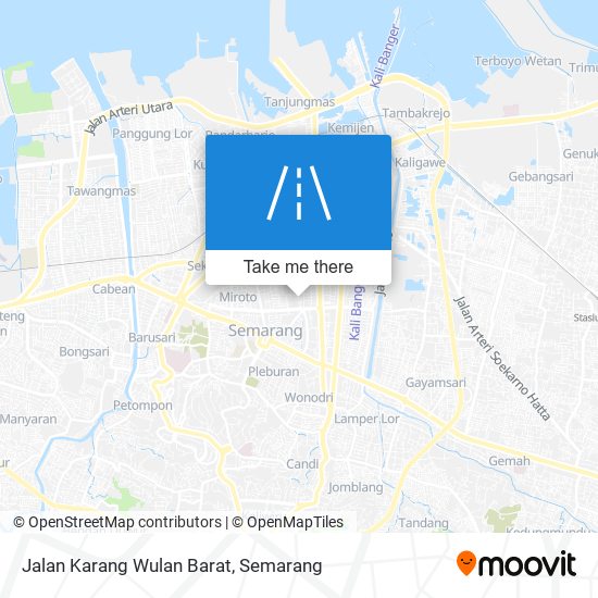 Jalan Karang Wulan Barat map