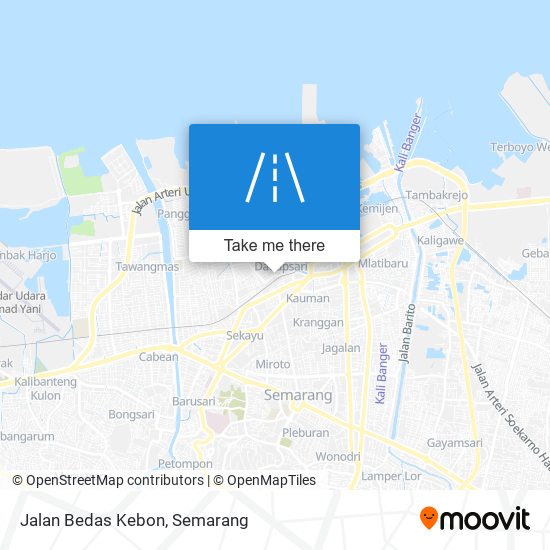 Jalan Bedas Kebon map