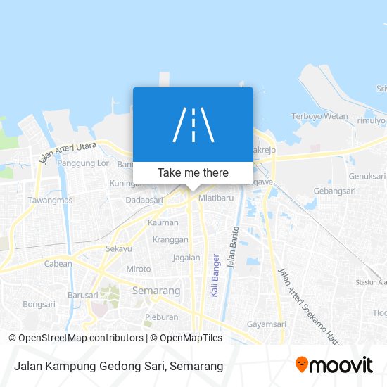 Jalan Kampung Gedong Sari map