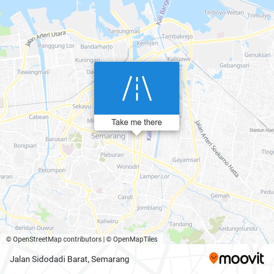 Jalan Sidodadi Barat map