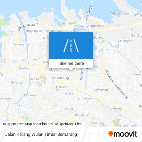 Jalan Karang Wulan Timur map