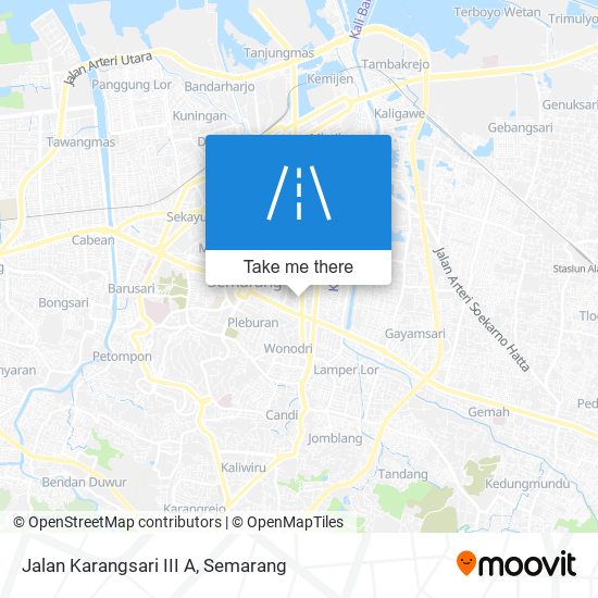 Jalan Karangsari III A map