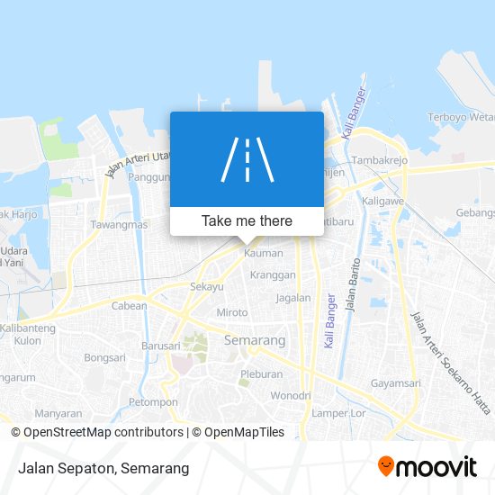 Jalan Sepaton map