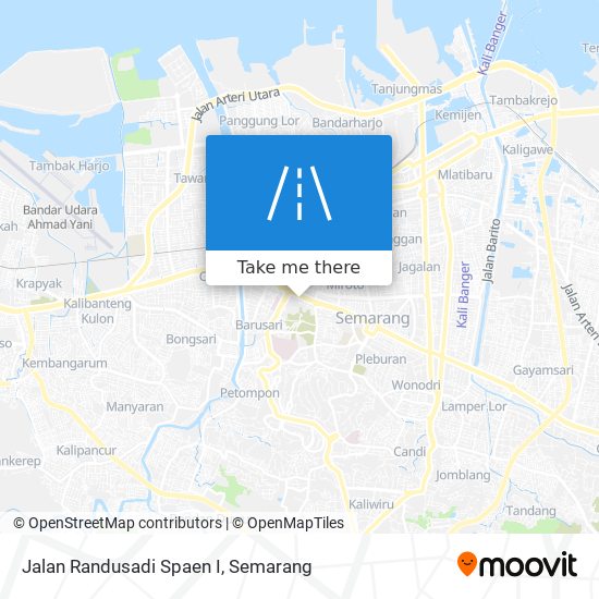 Jalan Randusadi Spaen I map