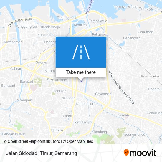 Jalan Sidodadi Timur map