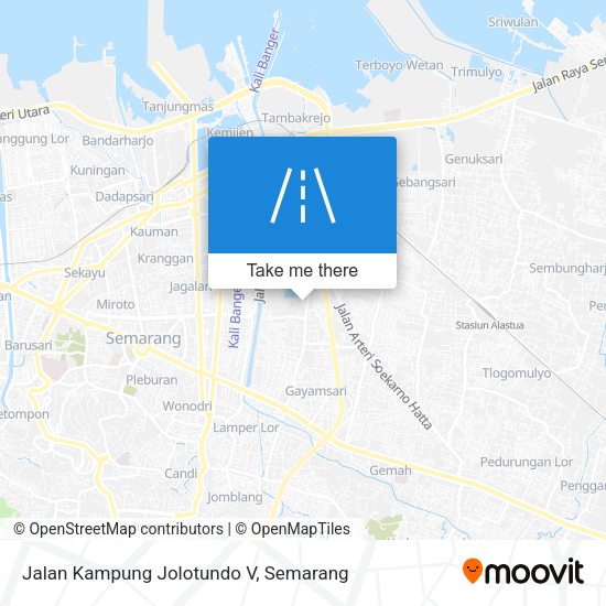 Jalan Kampung Jolotundo V map