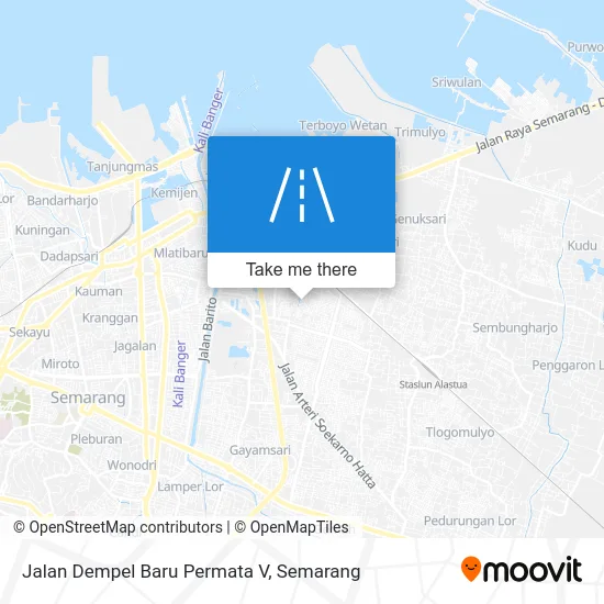 Jalan Dempel Baru Permata V map