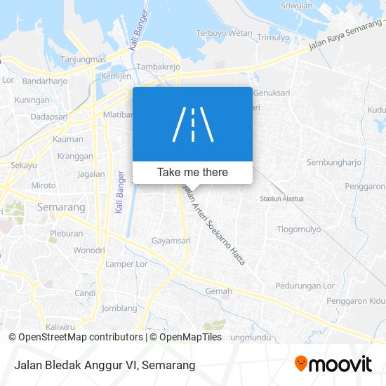 Jalan Bledak Anggur VI map