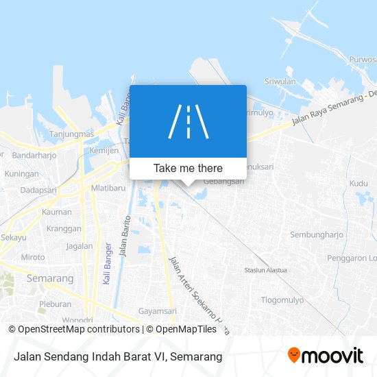 Jalan Sendang Indah Barat VI map