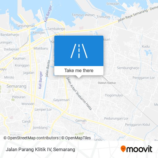 Jalan Parang Klitik IV map