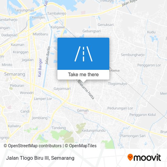 Jalan Tlogo Biru III map
