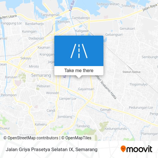Jalan Griya Prasetya Selatan IX map