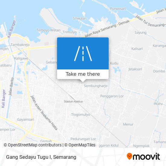 Gang Sedayu Tugu I map