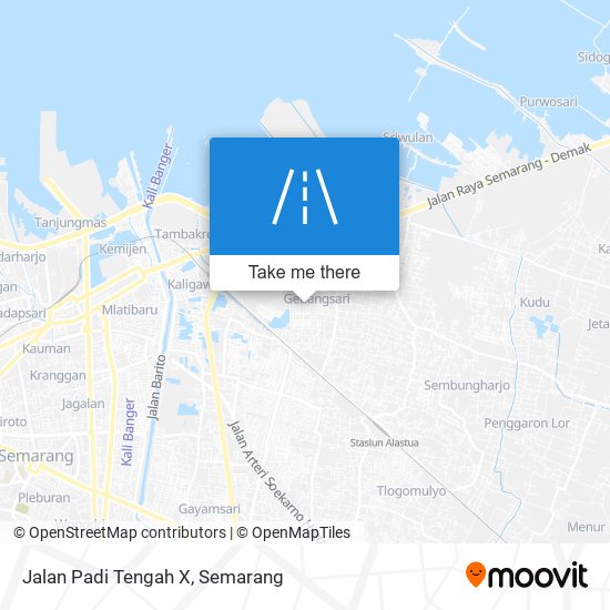 Jalan Padi Tengah X map