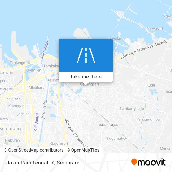 Jalan Padi Tengah X map