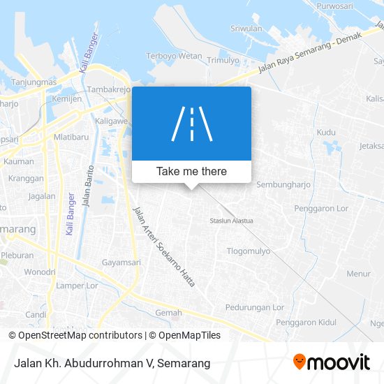 Jalan Kh. Abudurrohman V map