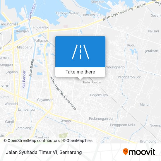 Jalan Syuhada Timur VI map