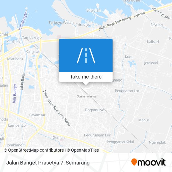 Jalan Banget Prasetya 7 map