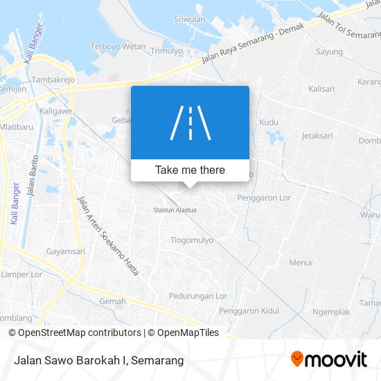 Jalan Sawo Barokah I map