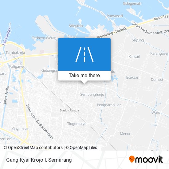 Gang Kyai Krojo I map