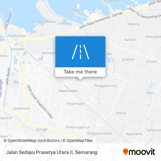 Jalan Sedayu Prasetya Utara II map