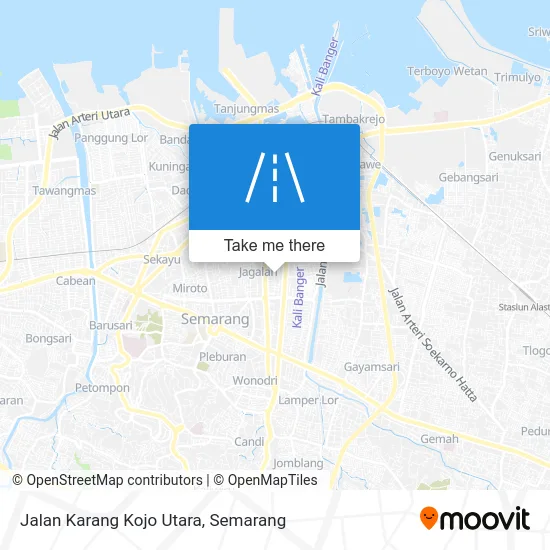 Jalan Karang Kojo Utara map