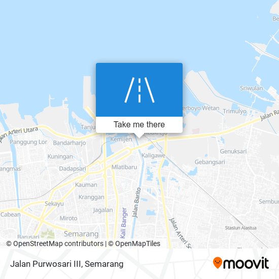 Jalan Purwosari III map