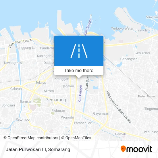 Jalan Purwosari III map