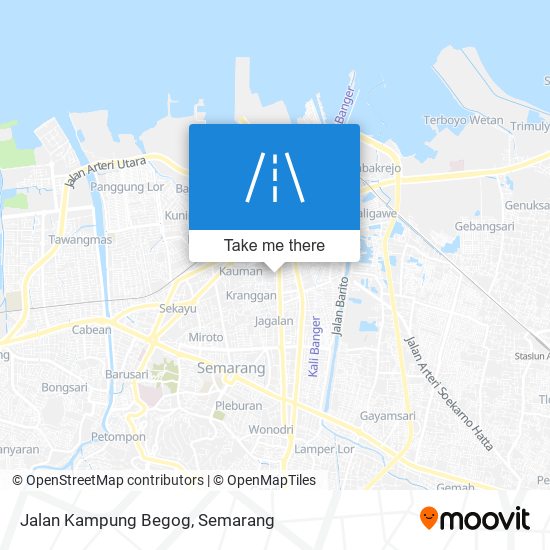 Jalan Kampung Begog map