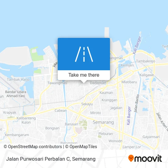 Jalan Purwosari Perbalan C map