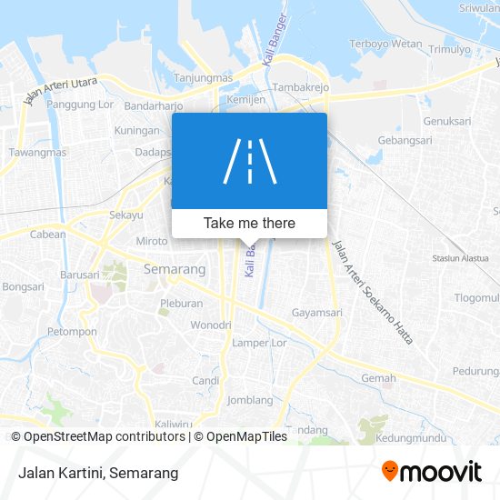 Jalan Kartini map