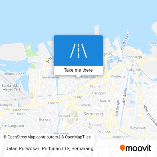 Jalan Purwosari Perbalan III F map