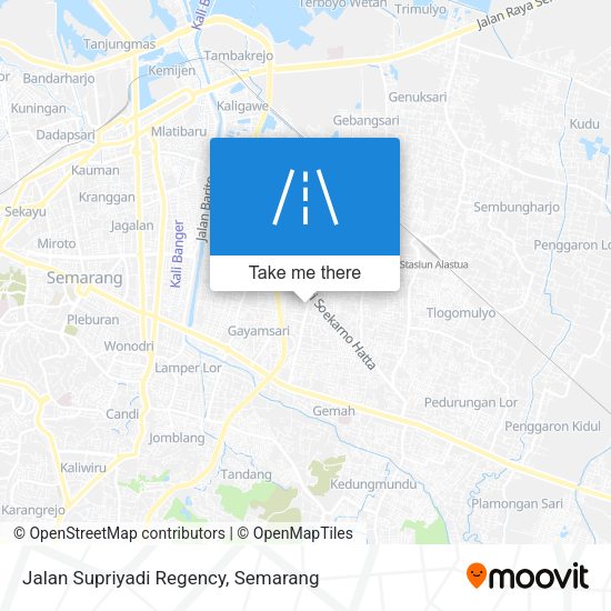 Jalan Supriyadi Regency map