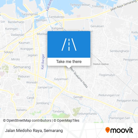 Jalan Medoho Raya map