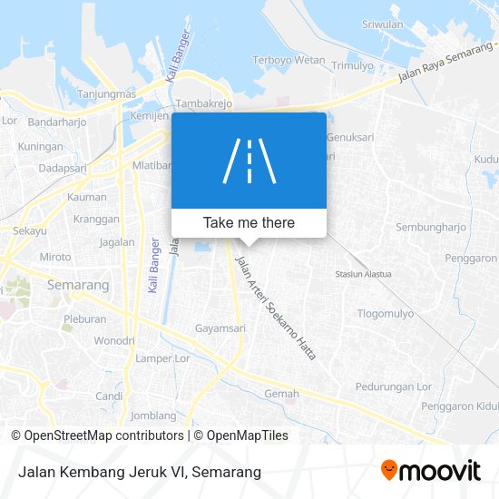 Jalan Kembang Jeruk VI map