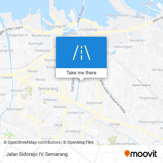 Jalan Sidorejo IV map