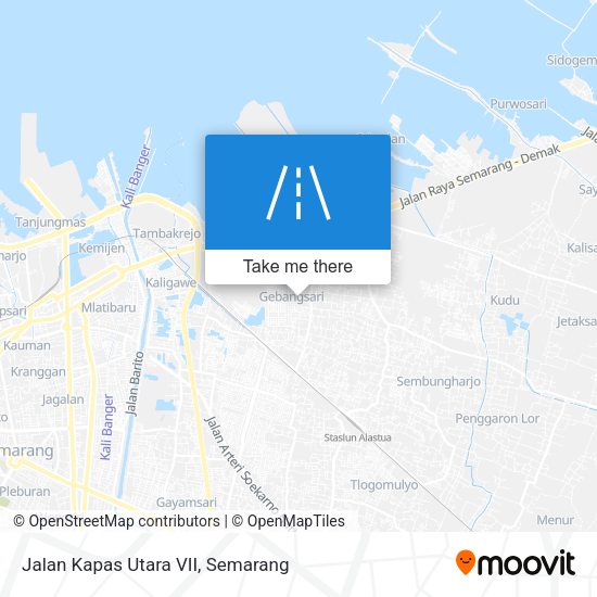 Jalan Kapas Utara VII map