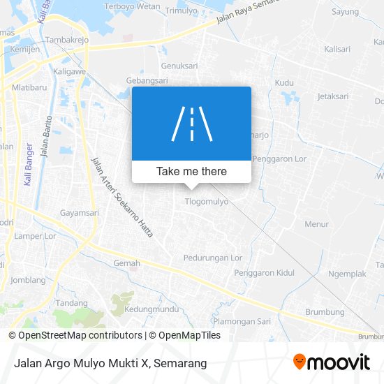 Jalan Argo Mulyo Mukti X map