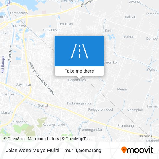 Jalan Wono Mulyo Mukti Timur II map