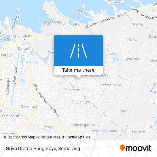 Griya Utama Bangetayu map