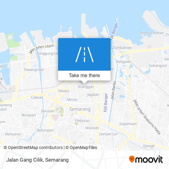 Jalan Gang Cilik map