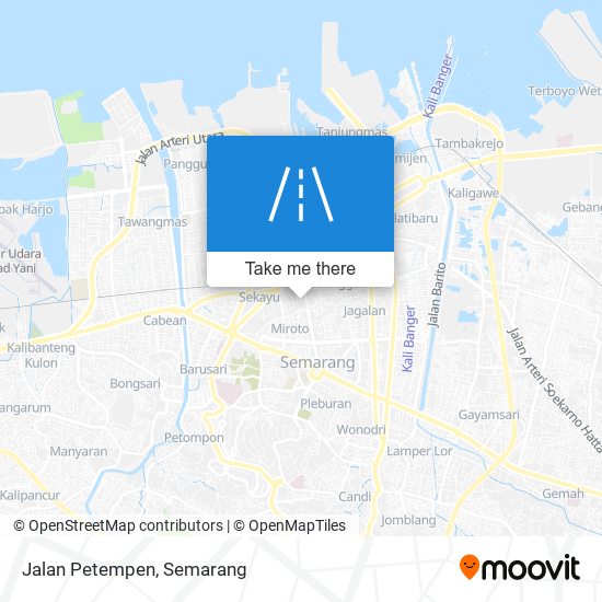 Jalan Petempen map