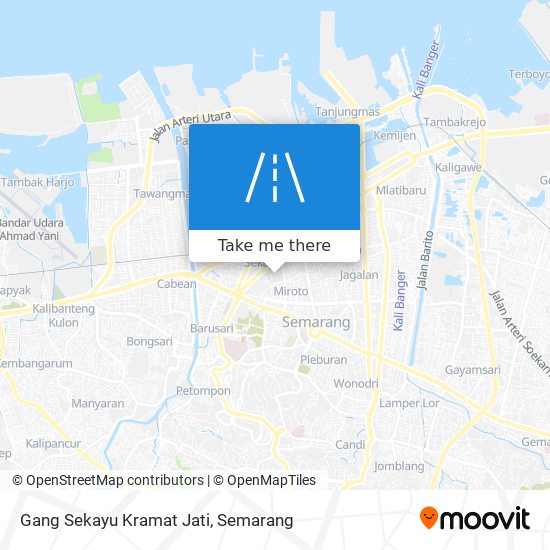 Gang Sekayu Kramat Jati map