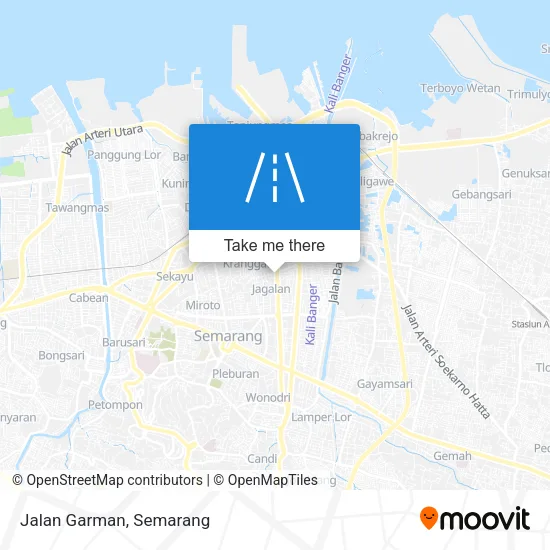 Jalan Garman map