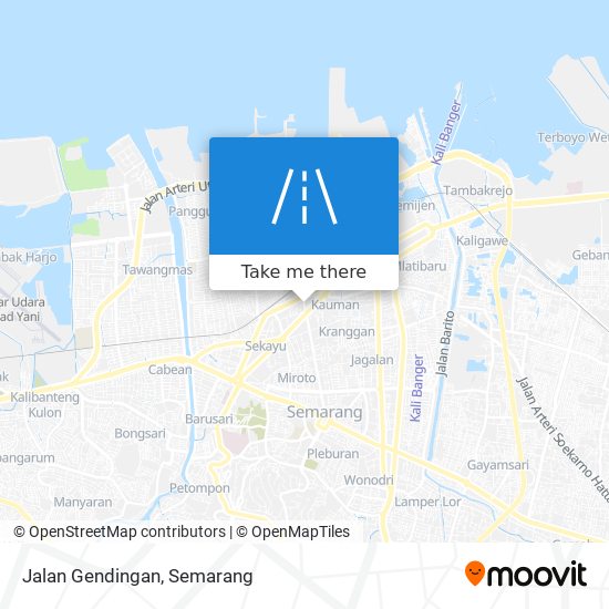 Jalan Gendingan map